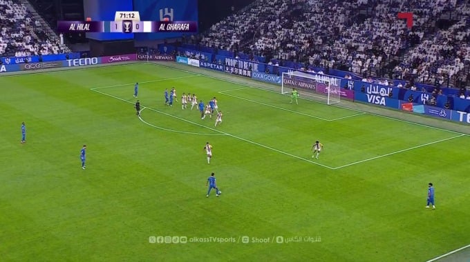Goal Sergej Milinković-Savić For Team Al Hilal Against Al-Gharafa minute 72