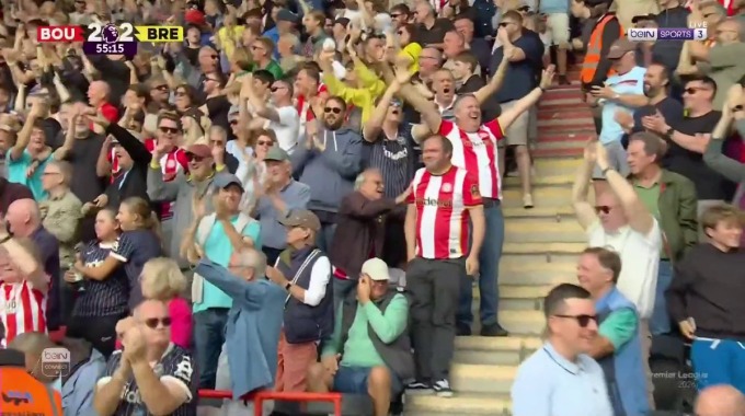 But Kevin Schade Pour l’équipe Brentford Contre Bournemouth à la minute 56