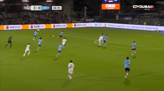 Goal Patrick Brouwer For Team SC Telstar Against Feyenoord minute 37