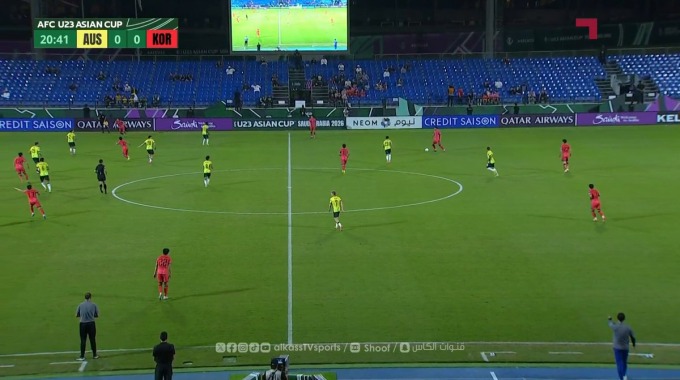Goles del partido Australia U23 - South Korea U23