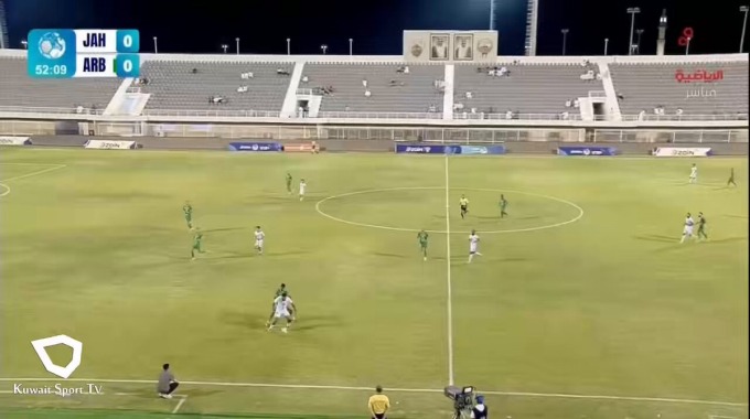Goal Omar Zekri For Team Al-Jahra Against Al-Arabi minute 53
