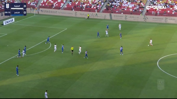 But Bruno Pour l’équipe Al-Jazira Contre Al-Nasr SC à la minute 10