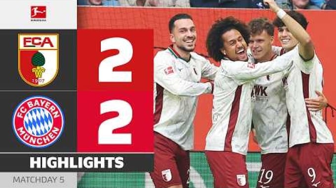 Match Goals Augsburg - FC Bayern