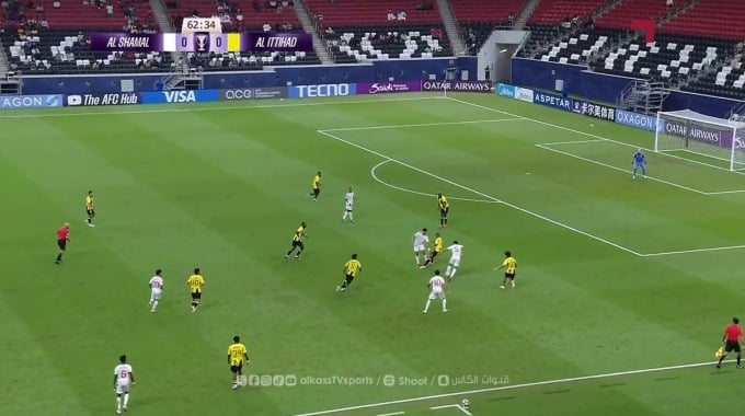 But Baghdad Bounedjah Pour l’équipe Al-Shamal Contre Al Ittihad à la minute 63