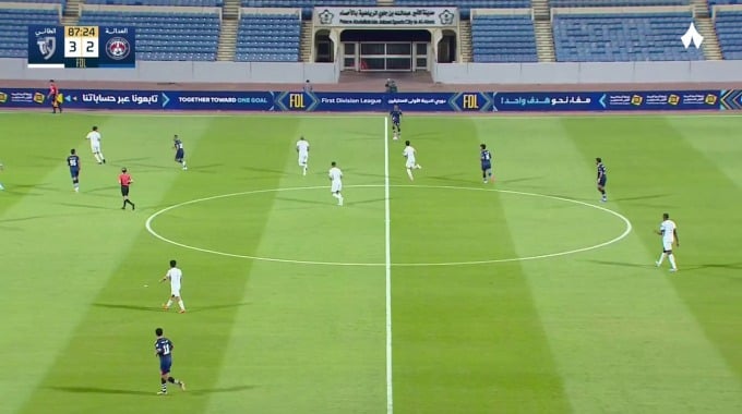 Goal Emmanuel Avornyo For Team Al-Adalah Against Al-Tai FC minute 88