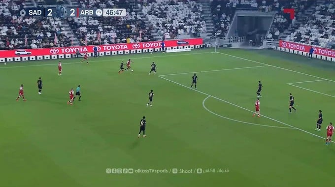 هدف أسامة طنان لفريق العربي بمواجهة السد بالدقيقة 47