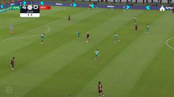 Goal Naif Masoud For Team Al-Ahli Against Al Riyadh minute 87