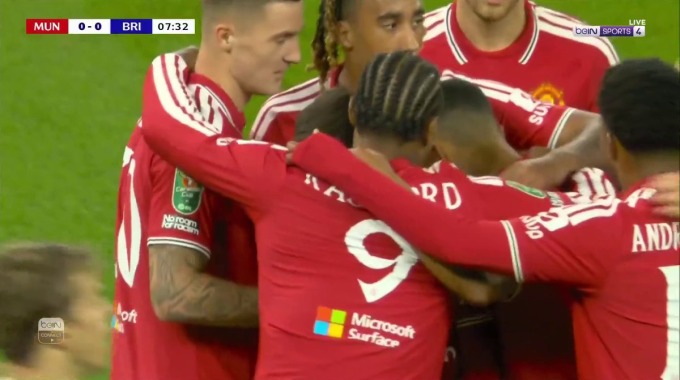 But Shea Lacey Pour l’équipe Man United Contre Brighton à la minute 8