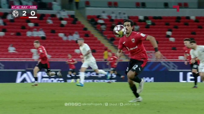 هدف خالد علي صباح لفريق الريان بمواجهة العربي بالدقيقة 49