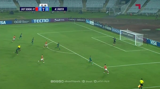 أهداف المباراة ايست بنغال - الشرطة