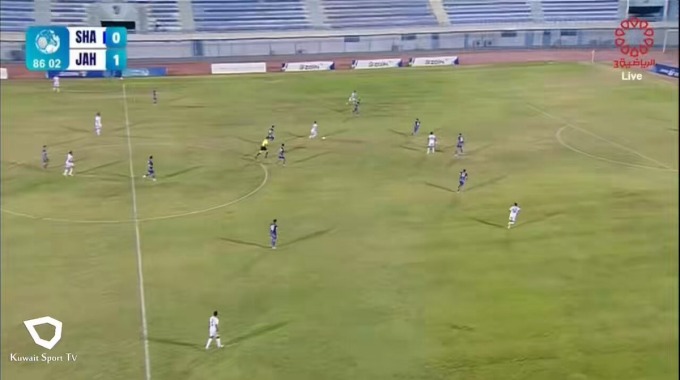 Goal Jasem Al-Enezi For Team Al-Jahra Against Al-Shabab minute 87