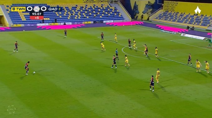 Goal Tijjani Reijnders For Team Al-Qadsiah Against Al-Taawoun minute 90