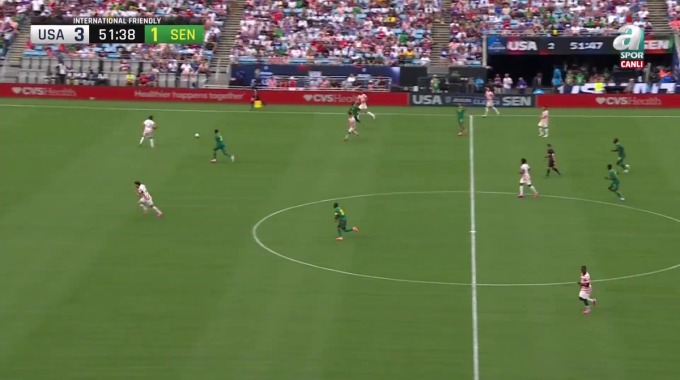 Goal Sadio Mané For Team Senegal Against USA minute 53