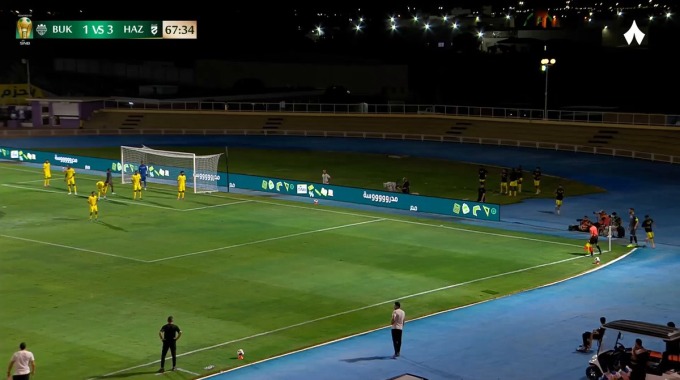 Goal Hattan Ahmed For Team Al-Bukiryah Against Al Hazem minute 68