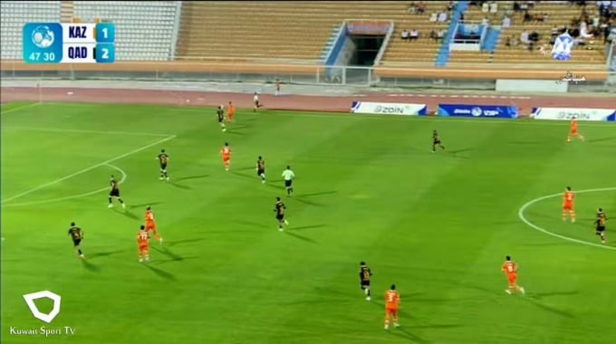 But Nasser Mohammedoh Pour l’équipe Kazma Contre Qadsia SC à la minute 46