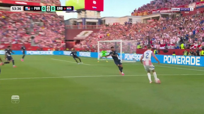 Goal Ante Budimir For Team Croatia Against Panama minute 54
