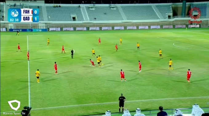 But Athbi Shehab Pour l’équipe Qadsia SC Contre Al-Fahaheel à la minute 84