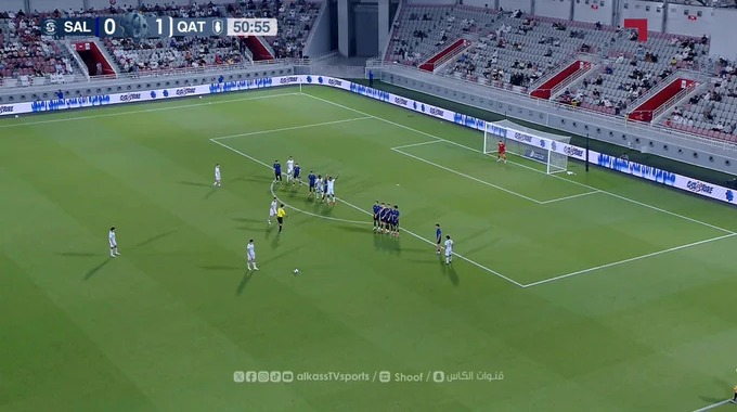 هدف جواو بيدرو لفريق قطر بمواجهة السيلية بالدقيقة 51