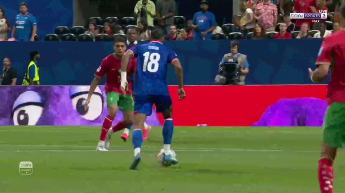 Goal Wilson Isidor For Team Haiti Against Morocco minute 43