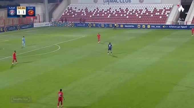 هدف ياكو ميتي لفريق ضمك بمواجهة العدالة بالدقيقة 56