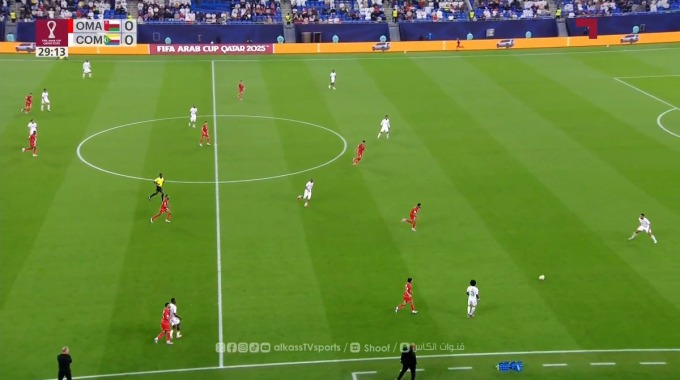هدف عصام الصبحي لفريق عُمان بمواجهة جزر القمر بالدقيقة 30