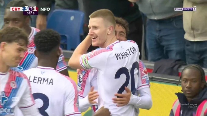 Goal Yéremy Pino For Team Crystal Palace Against Nottingham minute 59