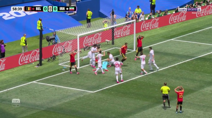 Miss Goal Maxim De Cuyper For Team Belgium Against Iran minute 59