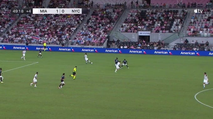 Goal Rodrigo De Paul For Team Inter Miami Against New York City minute 45