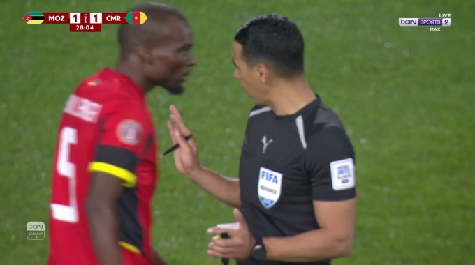 Own Goal Nene For Team Mozambique Against Cameroon minute 28