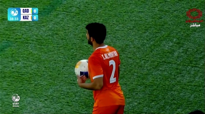 Penalty Nasser Falah Pour l’équipe Kazma Contre Qadsia SC à la minute 44