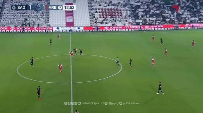 هدف بابلو سارابيا لفريق العربي بمواجهة السد بالدقيقة 13
