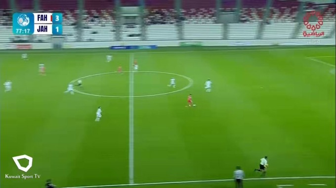 Goal Humam Sobhi For Team Al-Fahaheel Against Al-Jahra minute 78