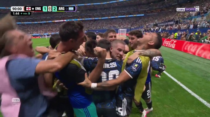 Goal Lautaro Martínez For Team Argentina Against England minute 90