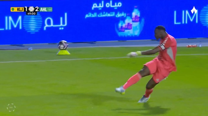 Own Goal Ali Al-Salem For Team Al Khaleej Against Al-Ahli minute 51