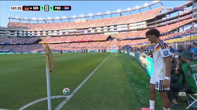 Gol anulado Jonathan Tah Para el equipo Alemania Contra Paraguay en el minuto 102