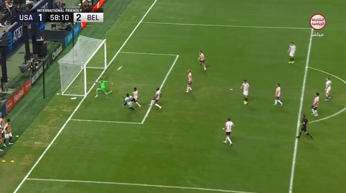 Penalty Charles De Ketelaere For Team Belgium Against USA minute 59