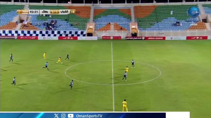 Goal Abdulsalam Al-Shukaili For Team Bahla Against Al Shabab minute 90