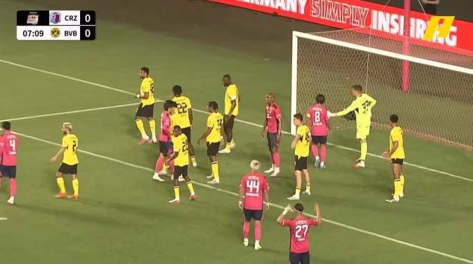 But Solomon Sakuragawa Pour l’équipe Cerezo Osaka Contre Dortmund à la minute 8