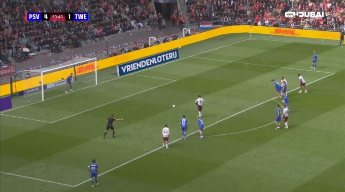Penalty Ricardo Pepi For Team PSV Eindhoven Against FC Twente minute 84