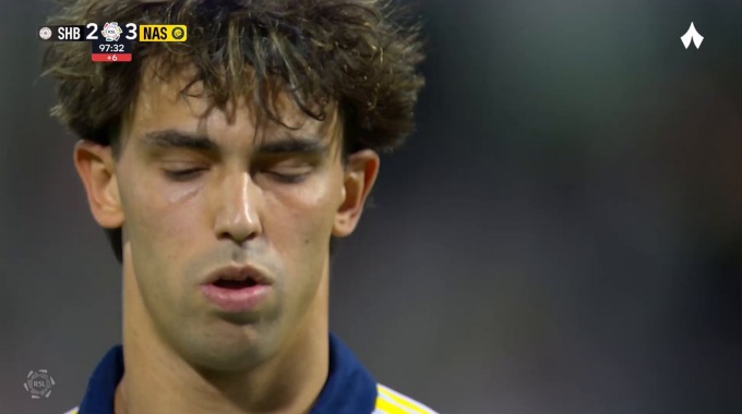 Penalti João Félix Para el equipo Al Nassr FC Contra Al Shabab en el minuto 90