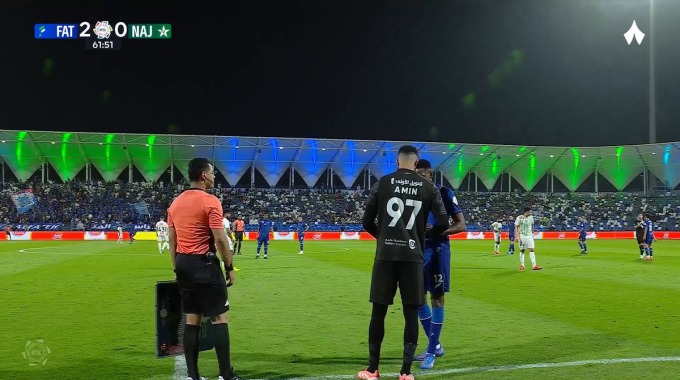 Substitution Fernando Pacheco For Team Al Fateh FC Against Al Najma minute 63