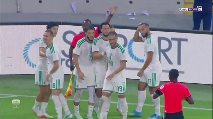 Goal Anis Hadj Moussa For Team Algeria Against Zambia minute 74
