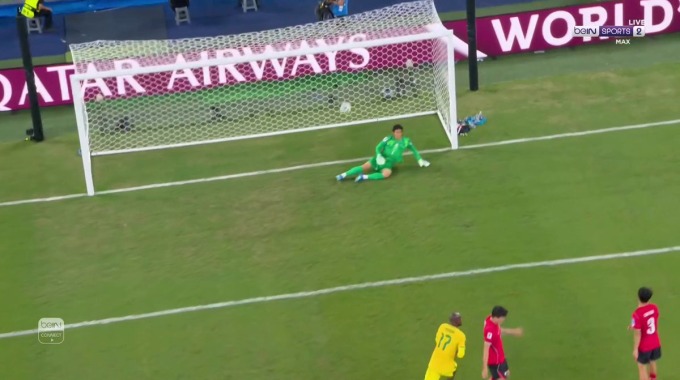هدف ثابيلو ماسيكو لفريق جنوب أفريقيا بمواجهة كوريا الجنوبية بالدقيقة 63