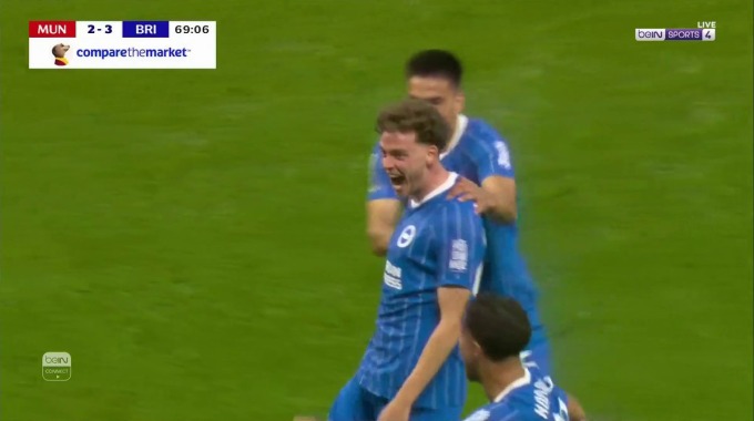 But Maxim De Cuyper Pour l’équipe Brighton Contre Man United à la minute 70