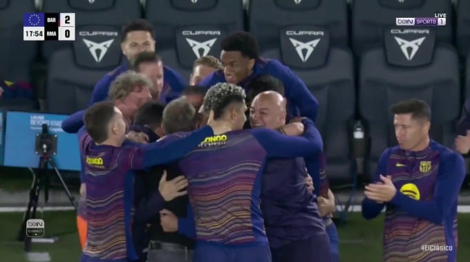 Gol Ferran Torres Para el equipo Barcelona Contra Real Madrid en el minuto 18