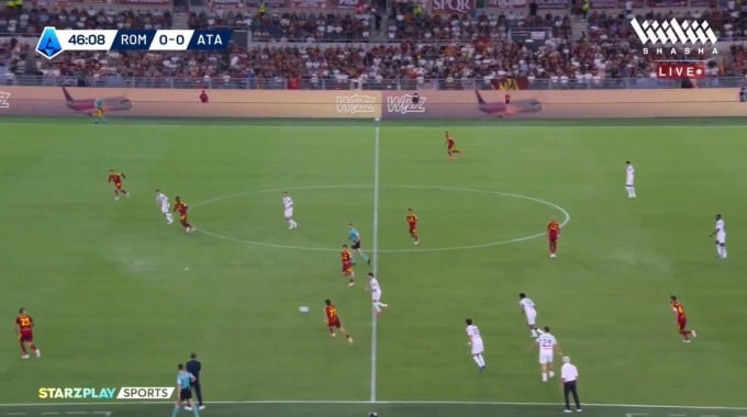 But Éderson Pour l’équipe Atalanta Contre Roma à la minute 48