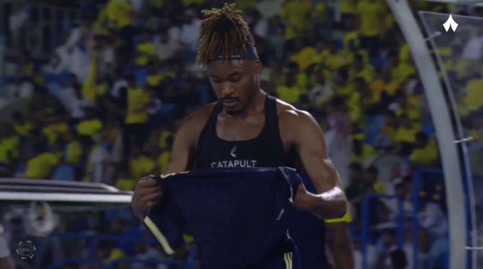 Substitution Abdullah Al-Khaibari For Team Al Nassr FC Against Al Khaleej minute 46