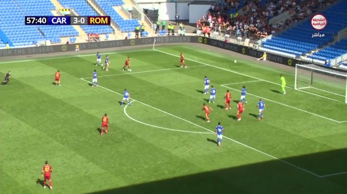 But Paulo Dybala Pour l’équipe Roma Contre Cardiff City à la minute 57