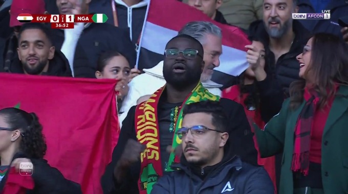 هدف ملغي أكور آدامز لفريق نيجيريا بمواجهة مصر بالدقيقة 36